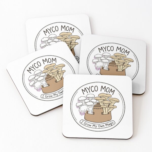 Item preview, Myco Mom I Grow My Own Magic Mushroom Grow Bag Cute Mycology Badge designed and sold by TauqeerArts.
