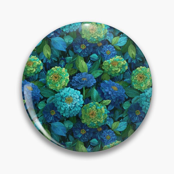 Item preview, Soft Zinnia Print  - Flower Garden Pattern - Gift Ideas For Men designed and sold by RoyalStarsPatts.
