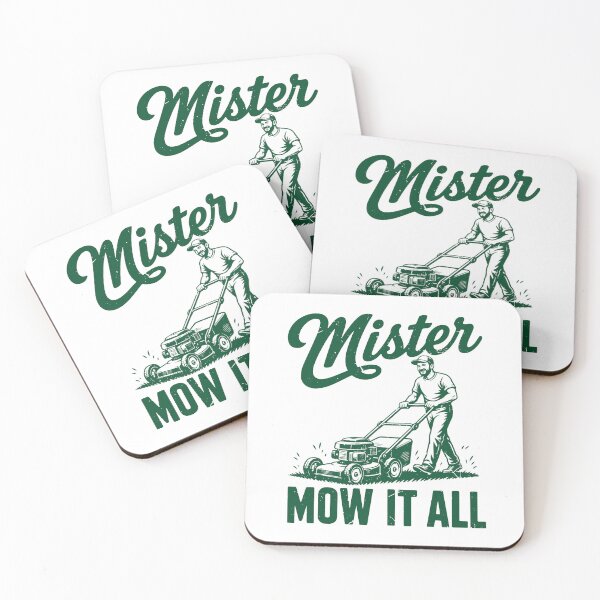 Item preview, Mister Mow It All Funny Lawn Mowing designed and sold by OddPopARt.