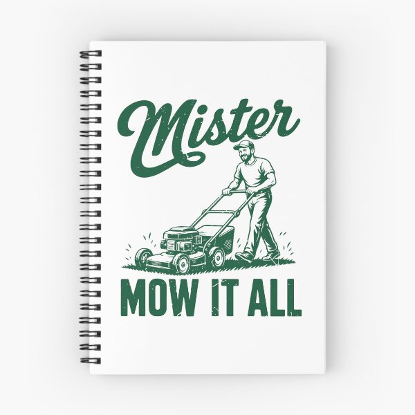 Item preview, Mister Mow It All Funny Lawn Mowing designed and sold by OddPopARt.