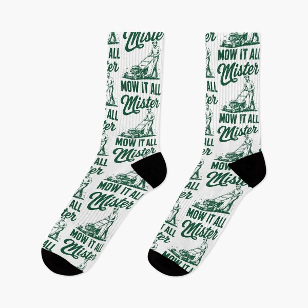 Item preview, Mister Mow It All Funny Lawn Mowing designed and sold by OddPopARt.