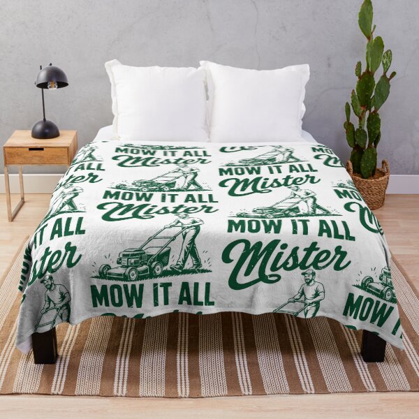 Item preview, Mister Mow It All Funny Lawn Mowing designed and sold by OddPopARt.