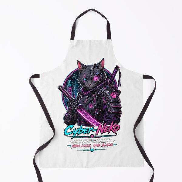 Item preview, Cyber-Neko designed and sold by Inky Atlas.