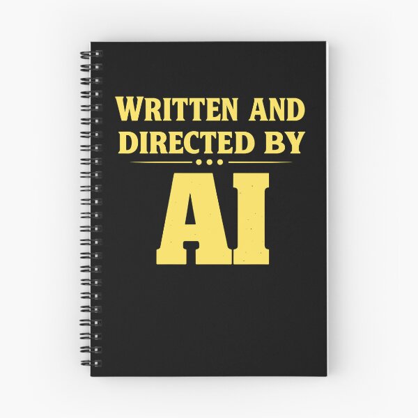 Item preview, Written and Directed by AI Humor designed and sold by phoebelevine.
