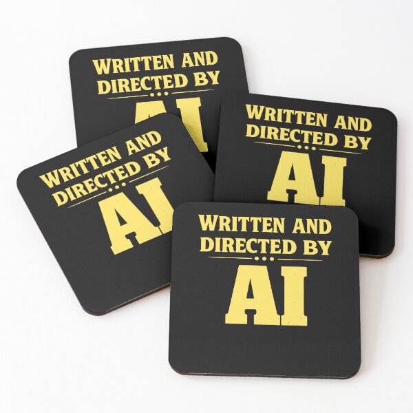 Item preview, Written and Directed by AI Humor designed and sold by phoebelevine.