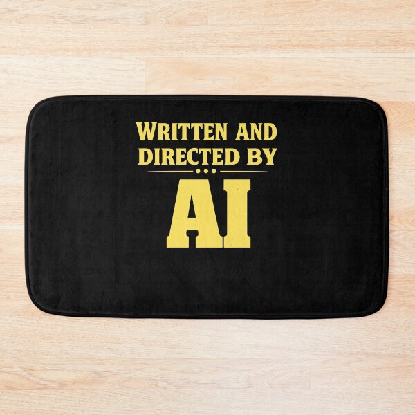 Item preview, Written and Directed by AI Humor designed and sold by phoebelevine.