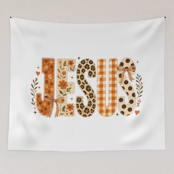 Item preview, Jesus Fall, Autumn, Christian Faith, Polka Dot Jesus designed and sold by Quiajia.