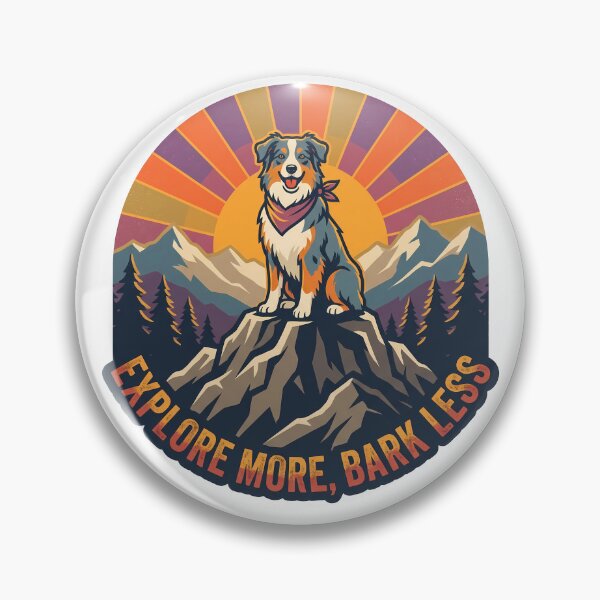 Item preview, Explore More Bark Less Australian Shepherd Vintage designed and sold by BobbyTee Merch.