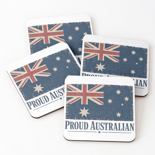 Item preview, Vintage Australia Flag Distressed Retro AU Southern Cross Patriotic designed and sold by Prithbyshop.
