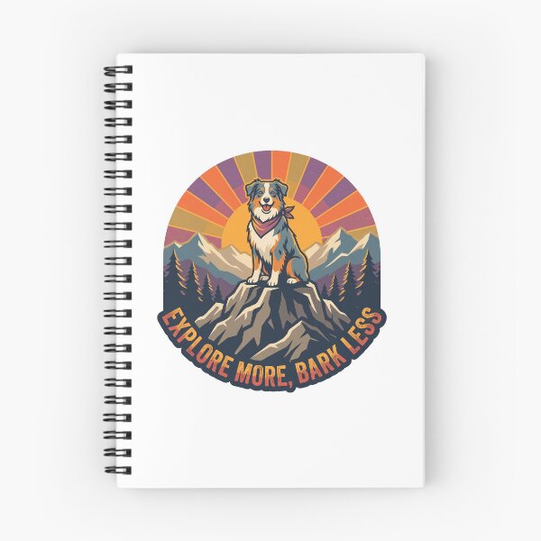 Item preview, Explore More Bark Less Australian Shepherd Vintage designed and sold by BobbyTee Merch.