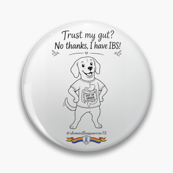 Item preview, Trust my gut?  No thanks, I have IBS! designed and sold by CIW78.