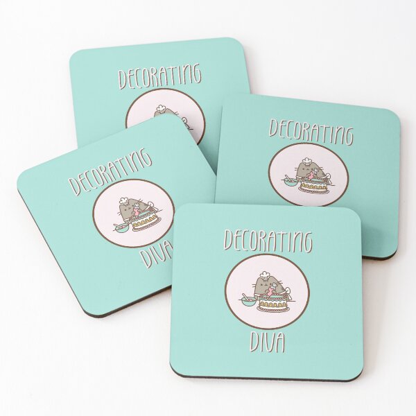 Item preview, Decorating Diva (on Aqua) designed and sold by PawsitiveMum3.