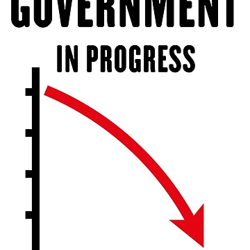 Artwork thumbnail, Government In Progress (Politics / Policy / POS Red 2C) by Roderix