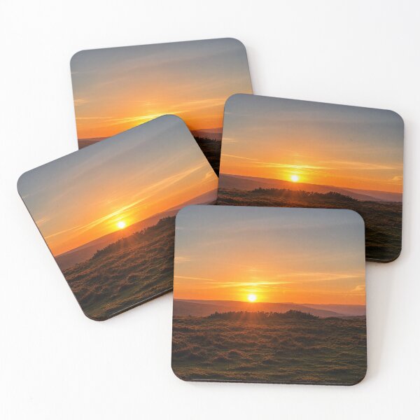 Item preview, Radiant Horizon: Golden Sunset over the Moorland designed and sold by Astute-Artio-Photography.
