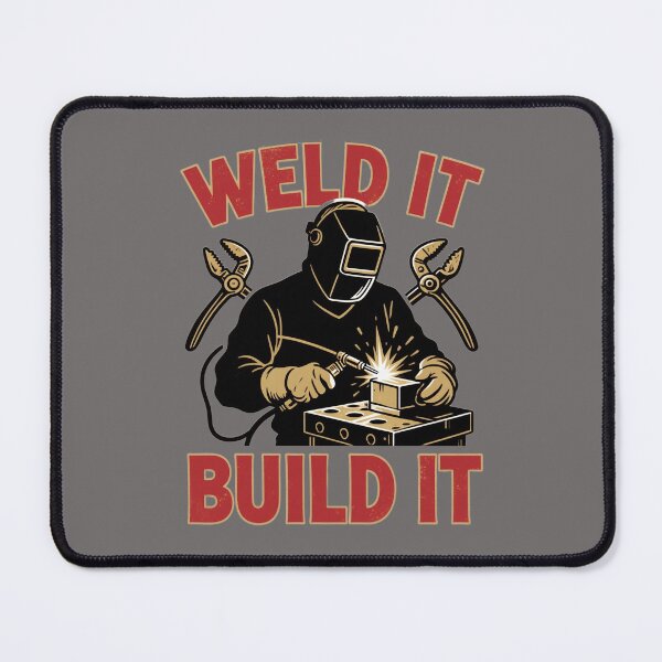 Item preview, WELD IT BUILD IT – Tig Torch And Metal Workpiece Vintage Welding Design designed and sold by tarkone.