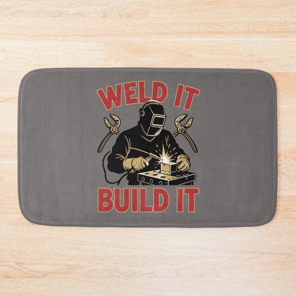 Item preview, WELD IT BUILD IT – Tig Torch And Metal Workpiece Vintage Welding Design designed and sold by tarkone.