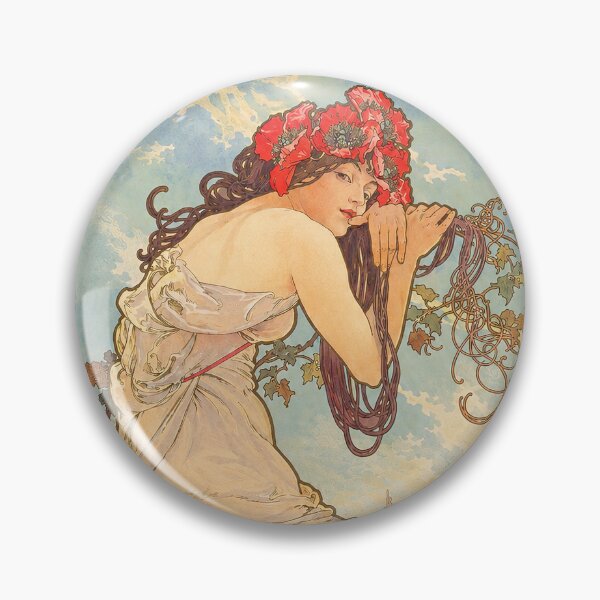 Item preview, Alphonse Mucha Summer 1896 designed and sold by maniacfitness.