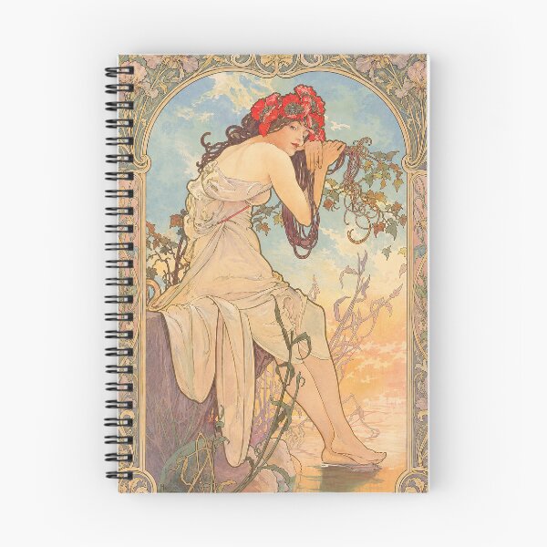 Item preview, Alphonse Mucha Summer 1896 designed and sold by maniacfitness.