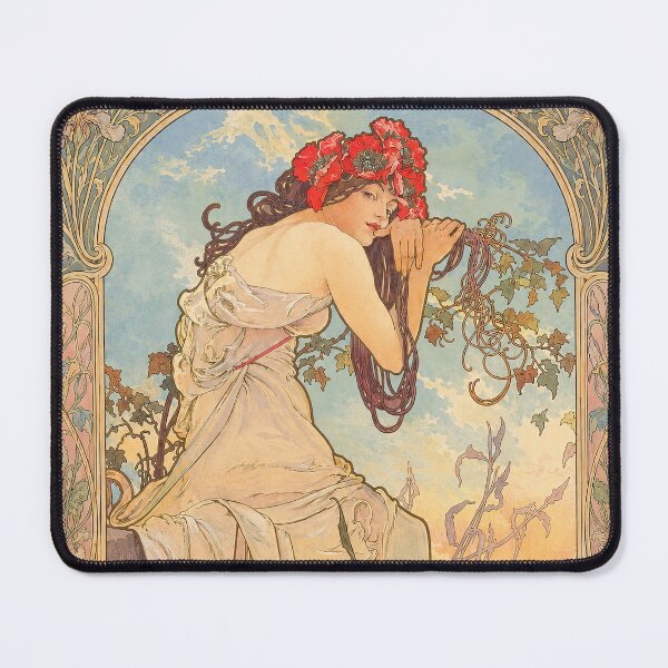 Item preview, Alphonse Mucha Summer 1896 designed and sold by maniacfitness.