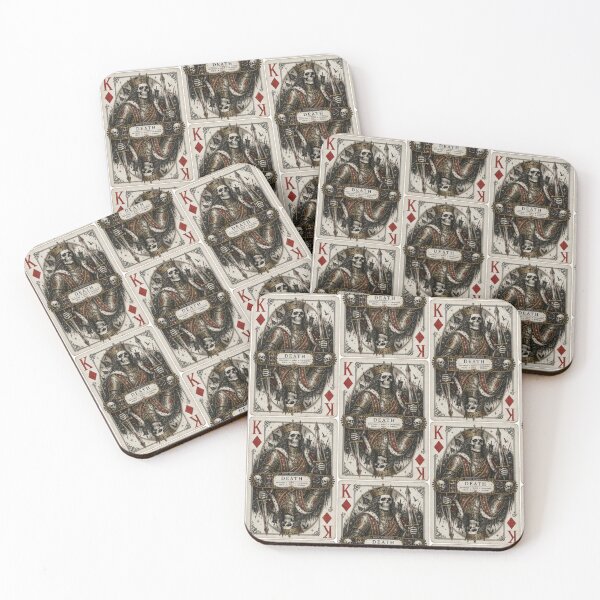 Item preview, War – King of Diamonds | Four Horsemen of the Apocalypse Gothic Playing Card designed and sold by Kromia.