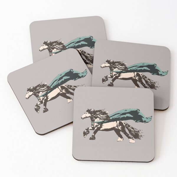 Item preview, My Favorite Hero - Sepia-Toned Horse Wearing Superhero Cape designed and sold by LittleMissTyne.