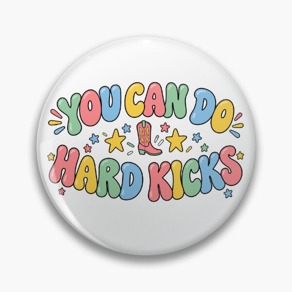 Item preview, You Can Do Hard Kicks Funny Motivational Line Dance Colorful Bubble Letter Dance Class designed and sold by ZIGLWORKS.