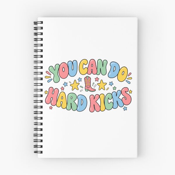 Item preview, You Can Do Hard Kicks Funny Motivational Line Dance Colorful Bubble Letter Dance Class designed and sold by ZIGLWORKS.