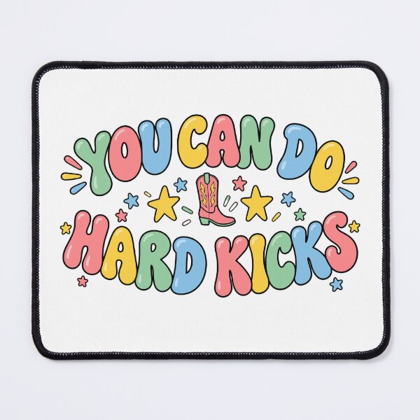 Item preview, You Can Do Hard Kicks Funny Motivational Line Dance Colorful Bubble Letter Dance Class designed and sold by ZIGLWORKS.