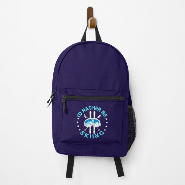 Item preview, I'd Rather Be Skiing Skier designed and sold by jaygo.