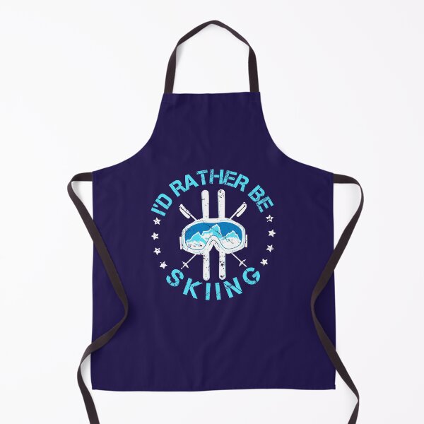 Item preview, I'd Rather Be Skiing Skier designed and sold by jaygo.