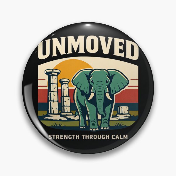 Item preview, Unmoved Elephant – Strength Through Calm Artwork designed and sold by Dogandesighn.