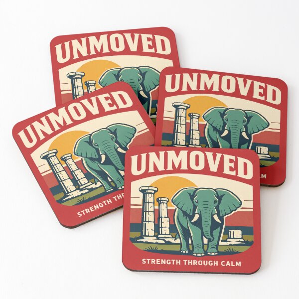 Item preview, Unmoved Elephant – Strength Through Calm Artwork designed and sold by Dogandesighn.