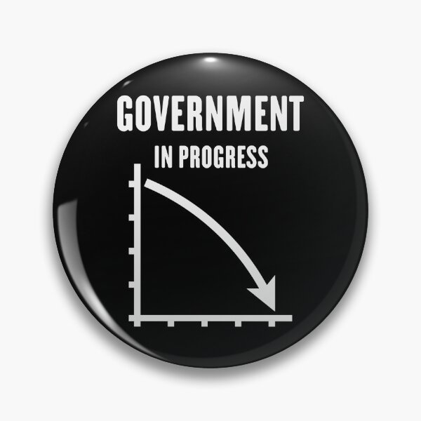 Item preview, Government In Progress (Politics / Policy / White) designed and sold by Roderix.