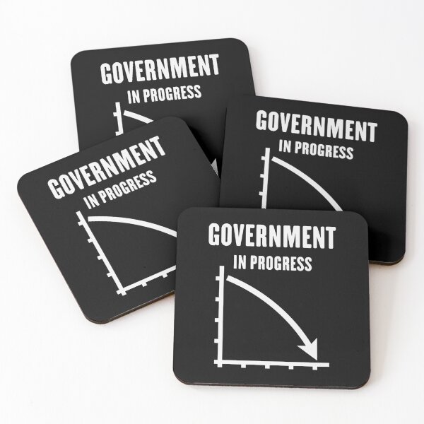 Item preview, Government In Progress (Politics / Policy / White) designed and sold by Roderix.