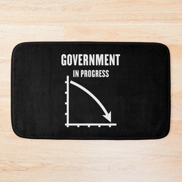 Item preview, Government In Progress (Politics / Policy / White) designed and sold by Roderix.