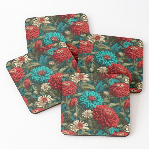 Item preview, Charming Zinnia Print  - Botanical Garden Pattern - Gifts For Boyfriend designed and sold by RoyalStarsPatts.