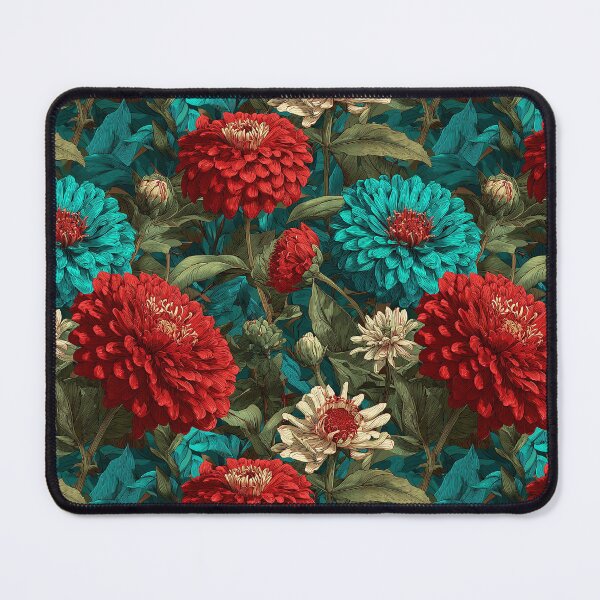 Item preview, Charming Zinnia Print - Botanical Garden Pattern - Gifts For Boyfriend designed and sold by RoyalStarsPatts.