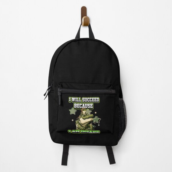 Item preview, I Will Succeed Because I Am Insane A Fun Motivational Design designed and sold by DarkRelicStudio.