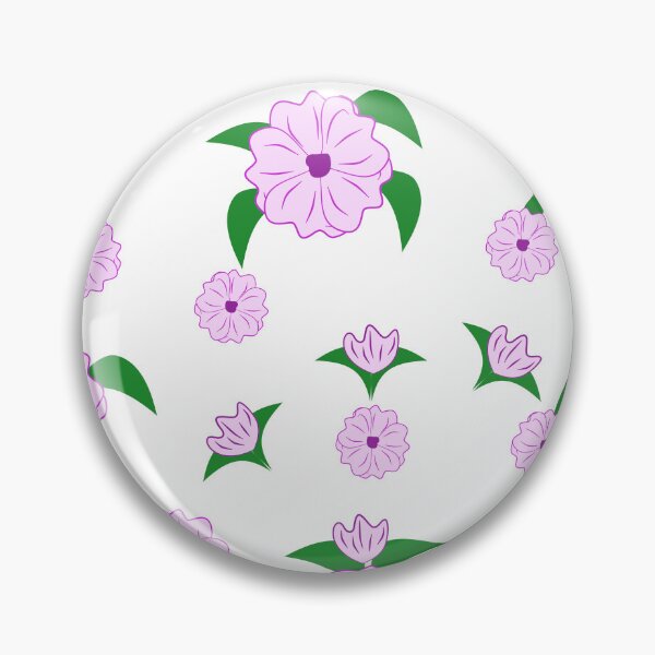 Item preview, Cute Pink Floral Seamless Pattern with Green Leaves on White Background designed and sold by Ei-Ei.