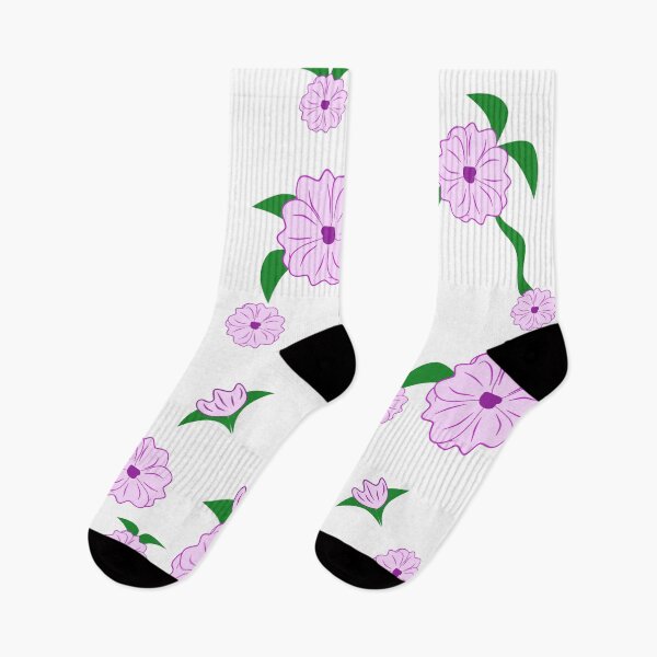 Item preview, Cute Pink Floral Seamless Pattern with Green Leaves on White Background designed and sold by Ei-Ei.