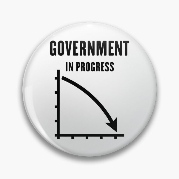 Item preview, Government In Progress (Politics / Policy / Black) designed and sold by Roderix.