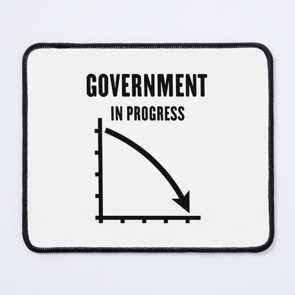 Item preview, Government In Progress (Politics / Policy / Black) designed and sold by Roderix.