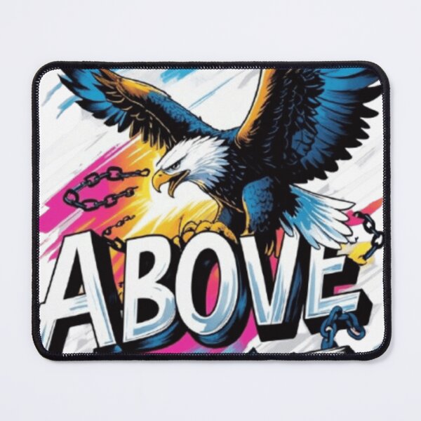 Item preview, Rise Above Limits Bald Eagle Inspirational Motivation designed and sold by ArhaanFashions.