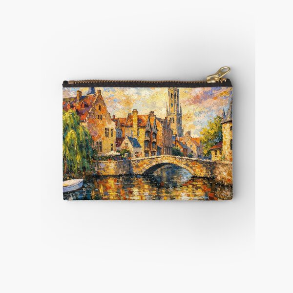 Item preview, A painting of Bruges, Belgium – A Beautiful City in Europe. designed and sold by GalleryKauffeld.