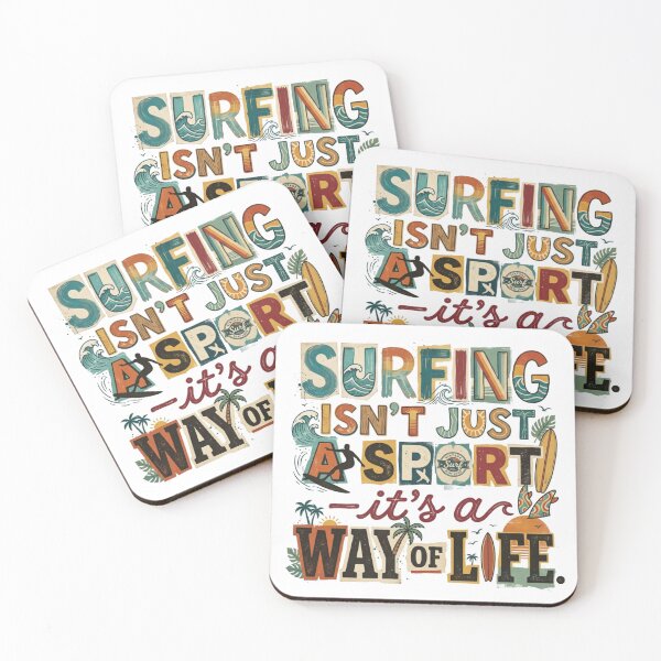 Item preview, Surfing Isn't Just a Sport – Vintage Retro Surf Life designed and sold by MOCH- ART.