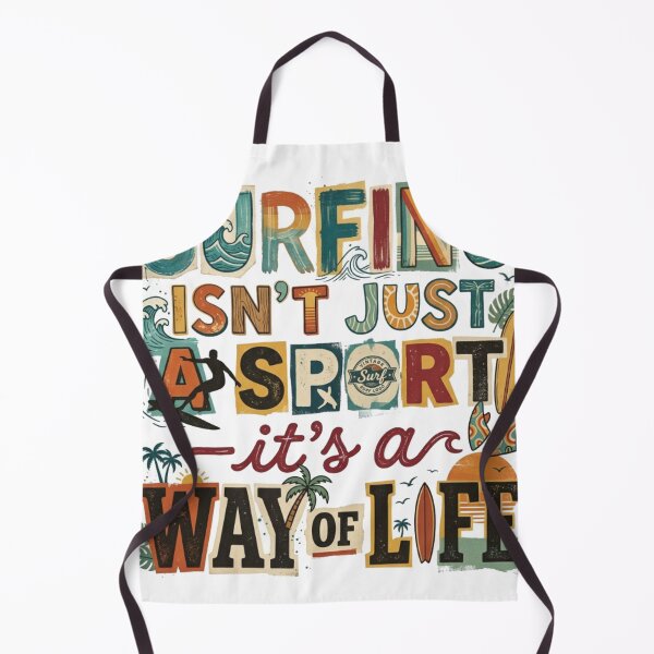 Item preview, Surfing Isn't Just a Sport – Vintage Retro Surf Life designed and sold by MOCH- ART.