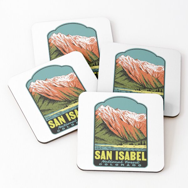 Item preview, Mount Elbert Twin Lakes San Isabel National Forest Retro Art designed and sold by HalpinDesign.