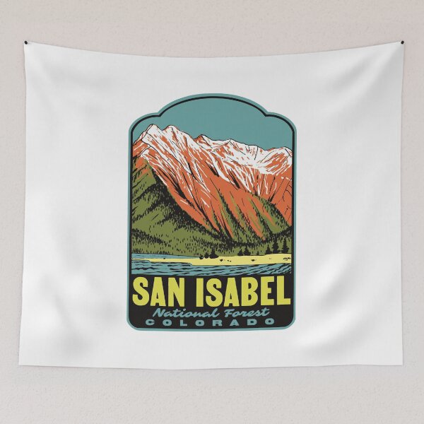 Item preview, Mount Elbert Twin Lakes San Isabel National Forest Retro Art designed and sold by HalpinDesign.