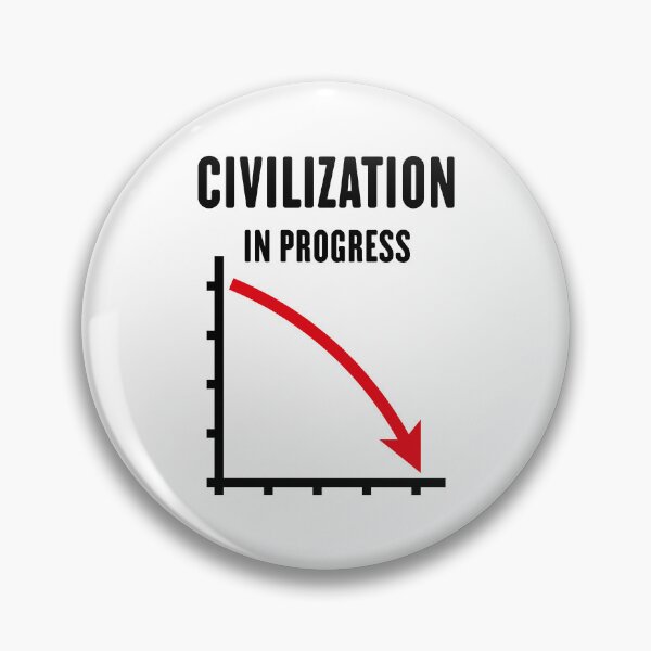 Item preview, Civilization In Progress (No Future / POS Red 2C) designed and sold by Roderix.