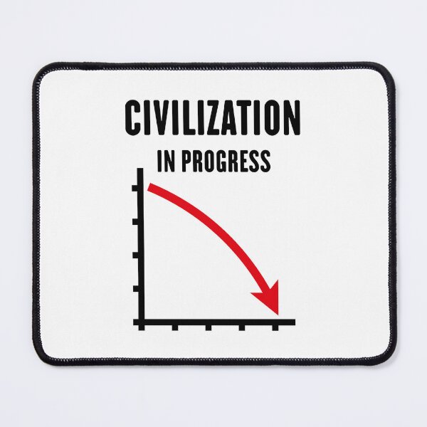 Item preview, Civilization In Progress (No Future / POS Red 2C) designed and sold by Roderix.
